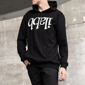 Ilabb Unisex Capsize Classic Fleece Pullover Hoodie Standard Fit Black Size 2XL